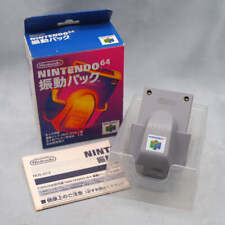 Nintendo 64 Officiel RUMBLE PACK Pak NUS-013 En Boîte N64 Testé Fonctionnel A...