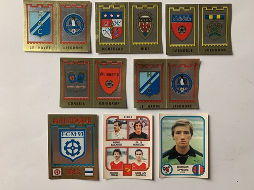 Lot stickers panini foot - foot, 83