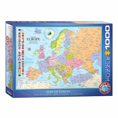 Eurographics puzzle carte - eurographics,