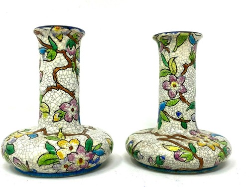 Gien paire vases miniatures - &,