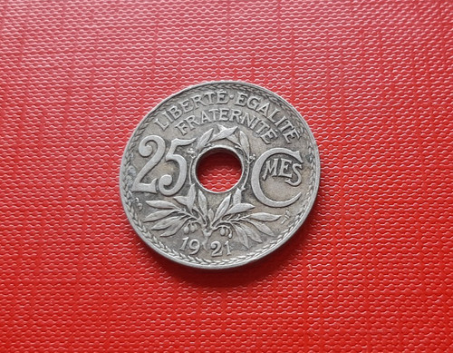Pièce france 25 centimes - 25,