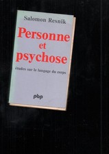 livre ancien Personne et psychose 1978 Resnik psychologie langage du corps