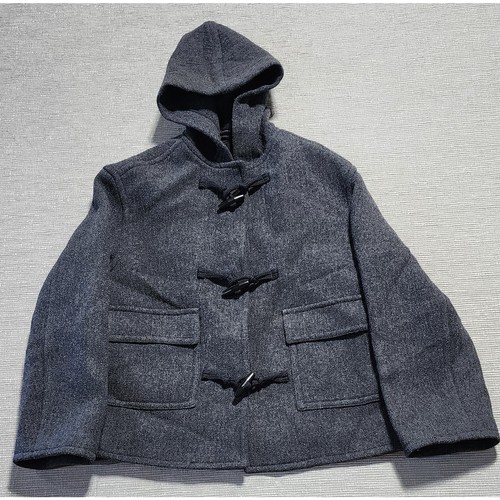 Zara gray wool blend duffle - zara,