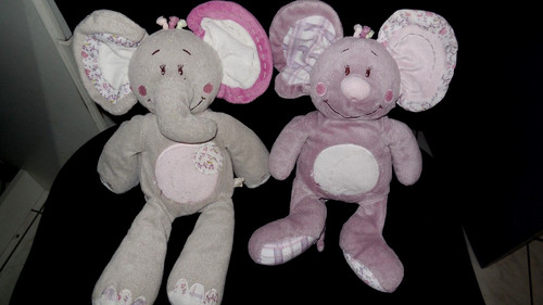 Lot doudou peluche - 2,