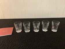 11 shot modèle Harcourt en cristal de Baccarat  h : 5.8 cm(prix 1 verre)