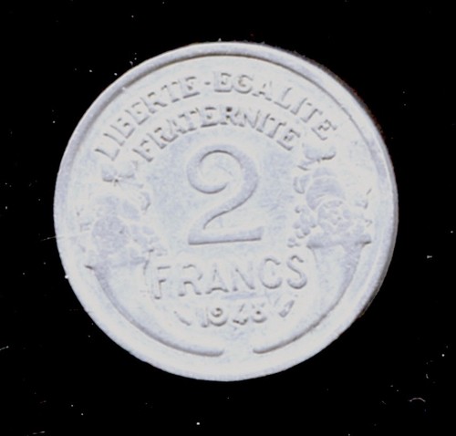France pièce 2f - de, de