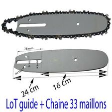 LOT Guide + chaine porte lame