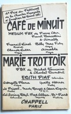 Partition vintage sheet music