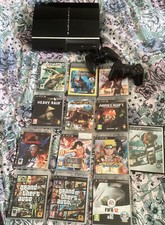 Console Sony PlayStation 3 80Go CECHK04 retrocompatible ps1  14 jeux  2 manettes