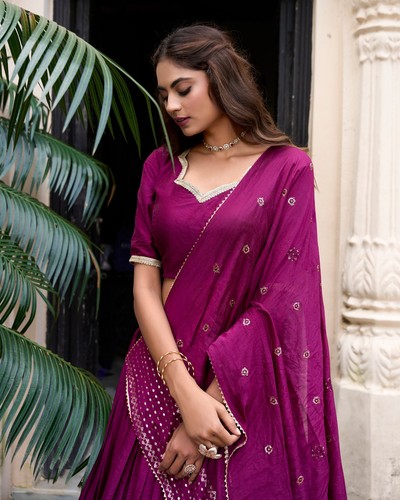 Bridalfashion robe lengha - in,