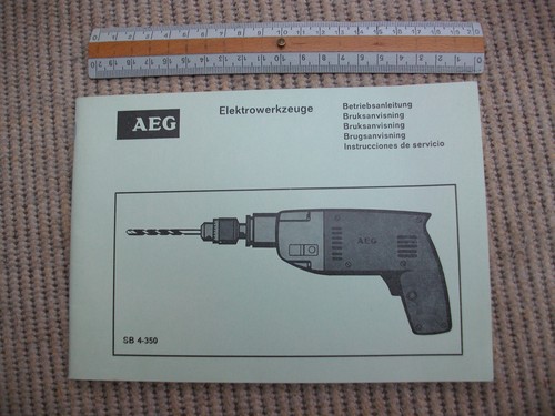 Ancien manuel instructions