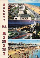ITALIE RIMINI PLAGE ET VILLE
