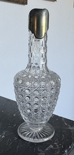 Rare carafe cristal taillé - rare, de