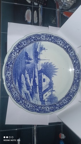 Assiette décorative delft - xl,