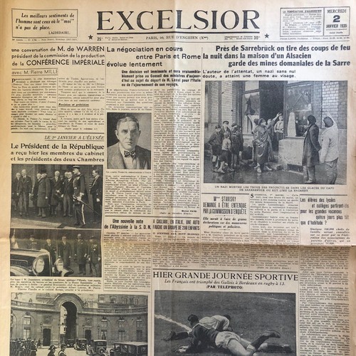 Journal excelsior 1935 - excelsior, #