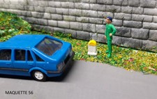 ho lot 20 bornes kilométriques à peindre 1/87 décor train maquette diorama route