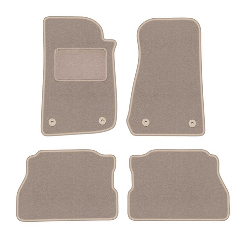 Tapis sol velours beige - tapis,