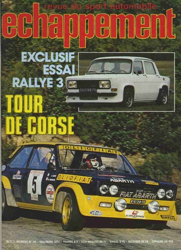 Echappement 110 1977 - echappement, n°110