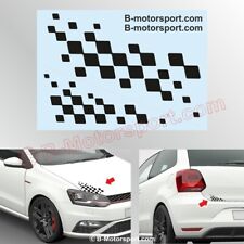 Sticker autocollant DAMIER