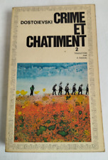 Dostoievski CRIME ET CHATIMENT 2 Livre 1965 Histoire BIOGRAPHIE YE4