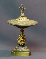 1850  belle coupe plate bronze