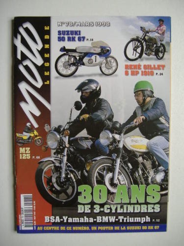 Moto legende rene - legende, n°78