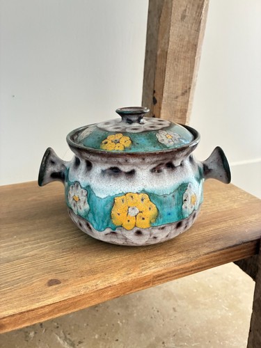 Ancien pot couvert vulcain - pot,