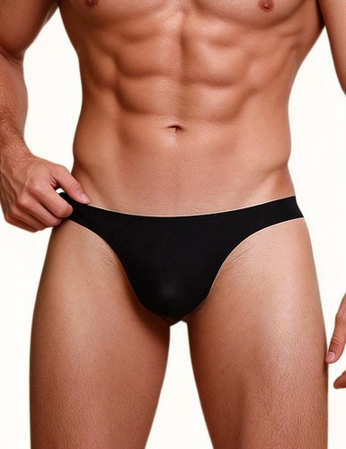 String homme soie - string,