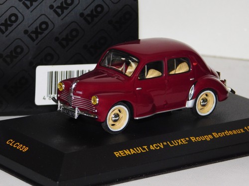 Renault 4cv luxe rouge - 4cv,