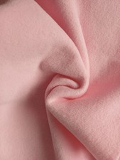 Tissus 2 x coupons Polaire Rose