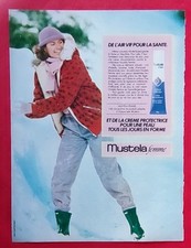 Publicité de presse: Produit de Beauté Hygiène Soins MUSTELA Femme 1981
