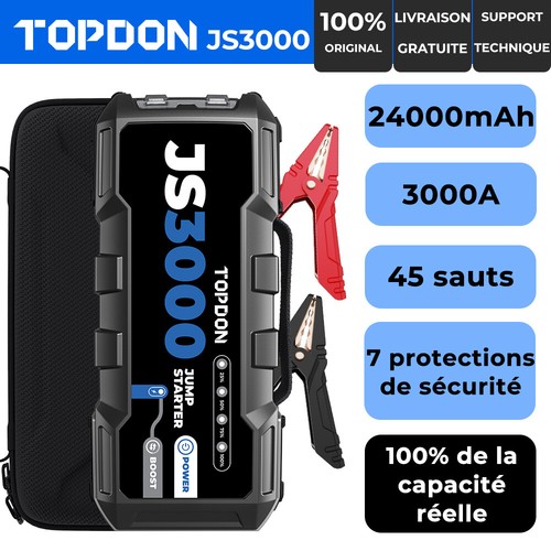 Topdon js3000 3000a démarreur - 3000a,