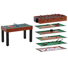 Garlando Table de baby-foot multijeux 12 en 1, billard, Ping-Pong, Hockey, Bowli