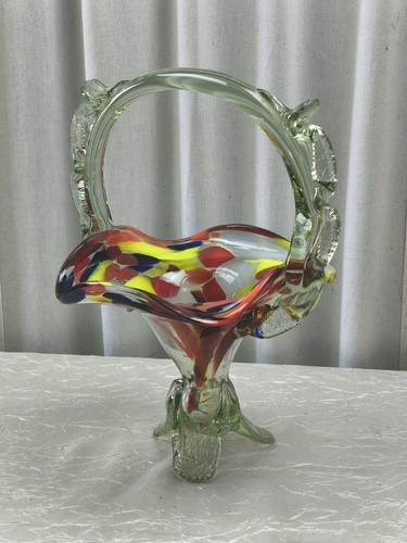 Corbeille panier murano verre - corbeille,