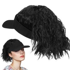  Casquette Queue De Cheval Baseball Perruques Cheveux Courts Casquettes