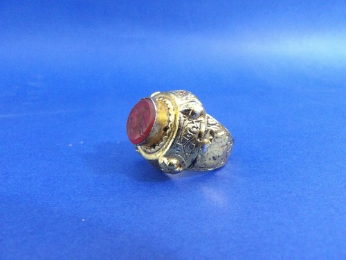 Bague ancienne vermeil avec - ancienne,