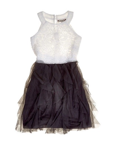 Little girls sparkling lace - girls,