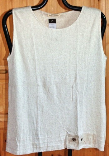 Haut maille sans manches lin - maille,