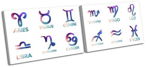 Zodiac symbols space - symbols,
