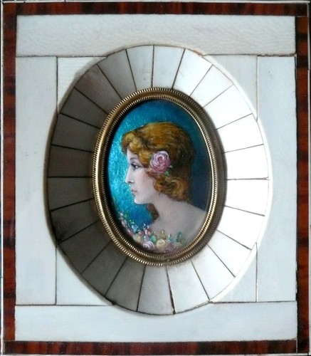 Emaux limoges portrait de - de,