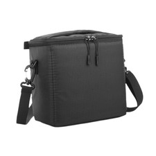 Sac pour appareil photo avec fermetures éclair et poignée, étui de transport