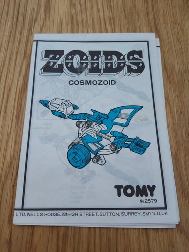Notice vaisseau zoids - vaisseau,