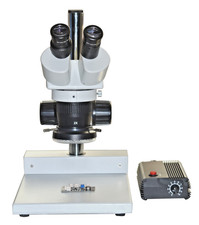 Professionnel Stéréo Microscope 10 ×– 80 × 100 – 165 MM WD 56-LED Bague Lumière