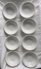 8 COUPELLES RONDES PORCELAINE