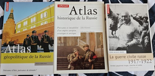 Lot livres russie atlas - lot,