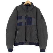 Gaastra Veste Aviateur Hommes Explorateur Aventure Coton Blend Gris Rd2 Taille L
