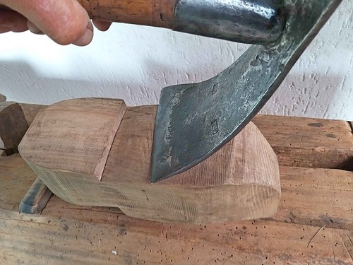 Outil ancien herminette de - -outil,