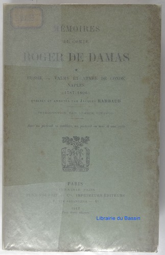 Mémoires comte roger de - mémoires,