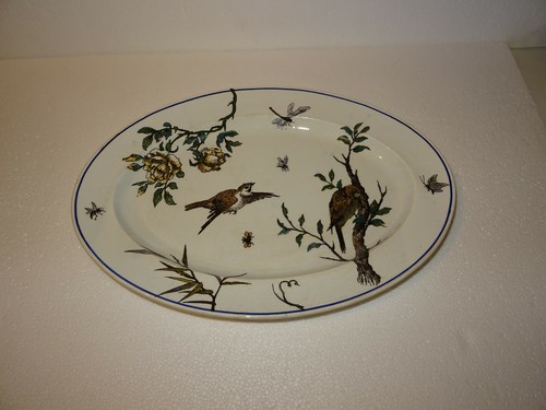 Plat ovale gien decor - ovale,