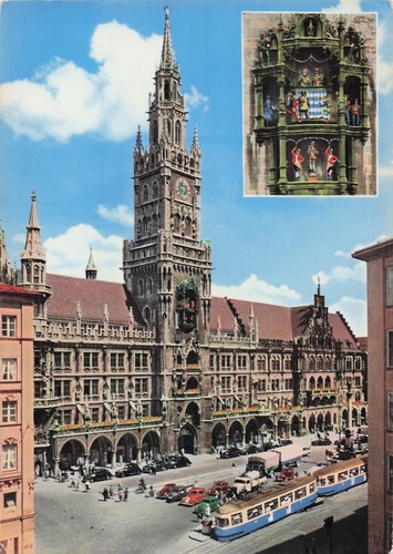 Allemagne munich rathaus - allemagne, et
